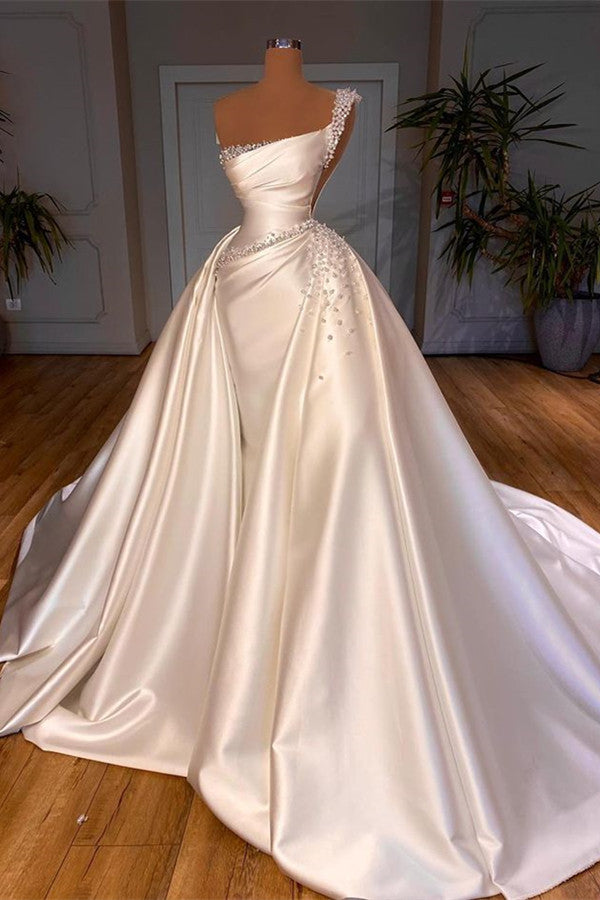 29 of the Best Pearl Wedding Dress Styles We're Swooning Over