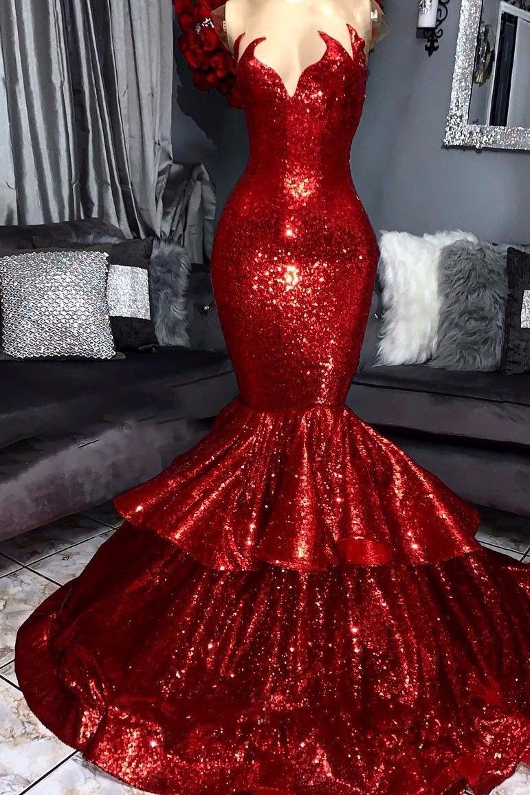 Red Prom Dresses and Gowns