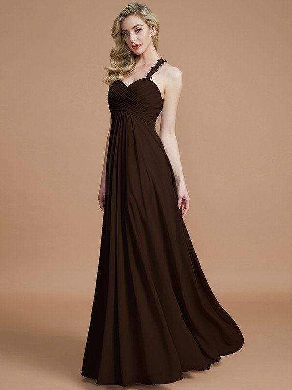 Classy Sweetheart Sleeveless Chiffon Bridesmaid Dresses