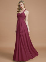 Classy Sweetheart Sleeveless Chiffon Bridesmaid Dresses