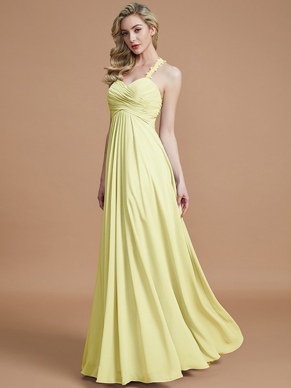 Classy Sweetheart Sleeveless Chiffon Bridesmaid Dresses