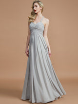 Classy Sweetheart Sleeveless Chiffon Bridesmaid Dresses