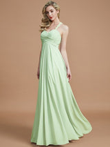 Classy Sweetheart Sleeveless Chiffon Bridesmaid Dresses