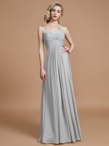 Classy Sweetheart Sleeveless Chiffon Bridesmaid Dresses