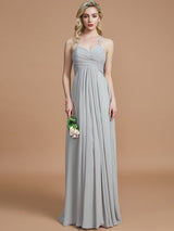 Classy Sweetheart Sleeveless Chiffon Bridesmaid Dresses