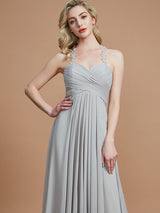 Classy Sweetheart Sleeveless Chiffon Bridesmaid Dresses