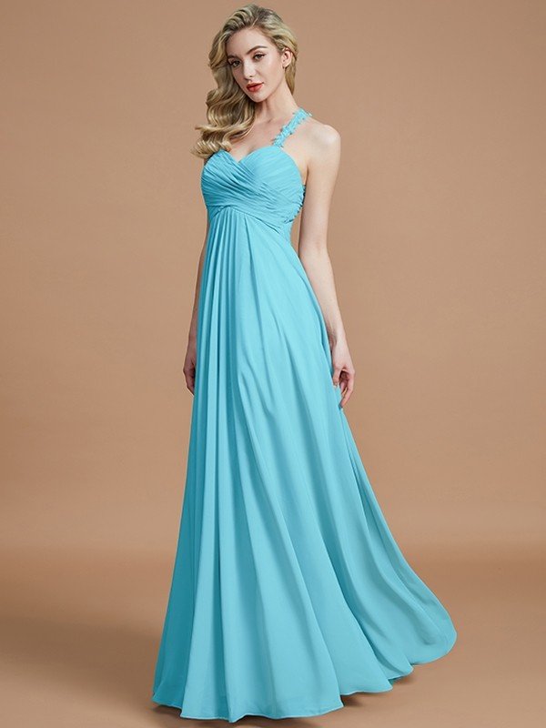 Classy Sweetheart Sleeveless Chiffon Bridesmaid Dresses