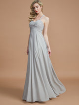 Classy Sweetheart Sleeveless Chiffon Bridesmaid Dresses