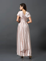 Elegant Sleeveless High Low Bridesmaid Dresses