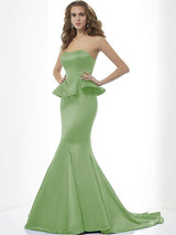 Mermaid Classy Sweetheart Sleeveless Long Satin Bridesmaid Dresses