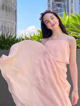 Modern Chiffon Ruffles Spaghetti Straps Sleeveless Junior/Girls Bridesmaid Dresses