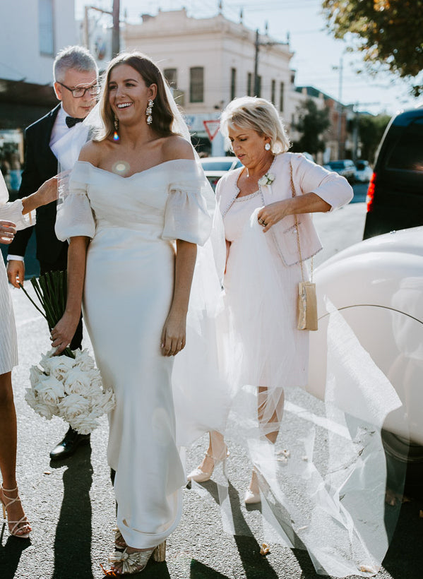 Elegant Wedding Dresses Off-the-Shoulder Mermaid Fitted-Dbrbridal