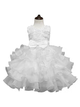 Jewel Neck Sleeveless Ouganza Kids Social Party Dresses-Dbrbridal