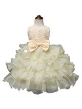 Jewel Neck Sleeveless Ouganza Kids Social Party Dresses-Dbrbridal