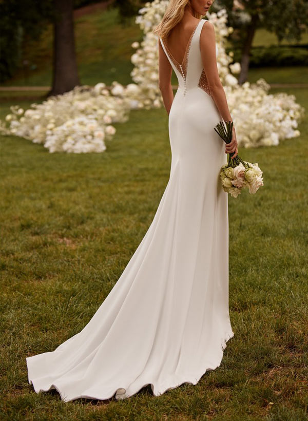 Open Back Wedding Dress-Dbrbridal