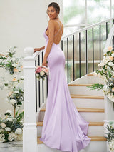 Pretty Square Sleeveless Bridesmaid Dresses-Dbrbridal