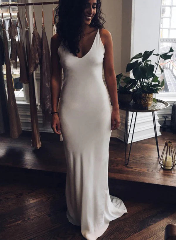 Satin Wedding Dresses-Dbrbridal