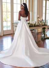 Simplistic Ball-Gown Wedding Dresses-Dbrbridal