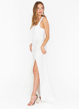 Stunning Sheath Wedding Dress Front Split-Dbrbridal